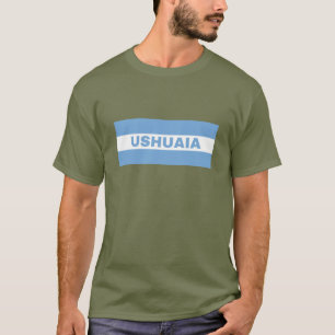 Ushuaia i Argentine Flagga T-Shirt