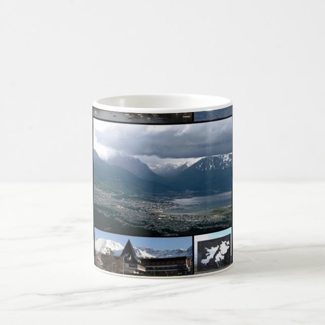 Ushuaia - Jag älskar - Argentina - Kaffemugg (Center)