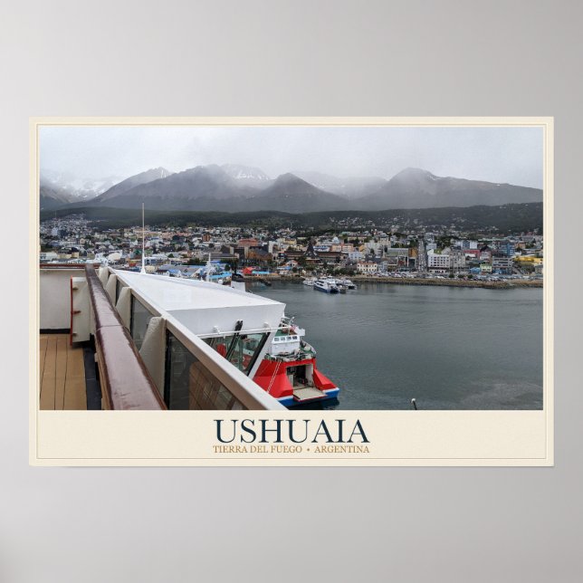 Ushuaia nedanför Anderna Poster (Framsidan)