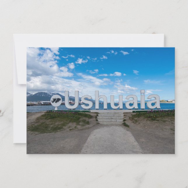 Ushuaia Sign Inbjudningar (Framsida)