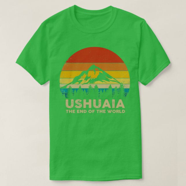 Ushuaia Trip Souvenir T Shirt (Design framsida)