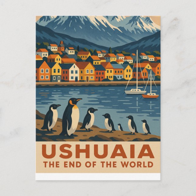 Ushuaia – Världens ände Vykort (Framsida)
