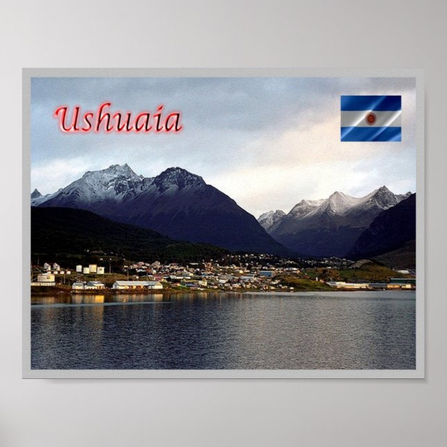 Ushuaia - vid natten - Argentina - Poster (Framsidan)