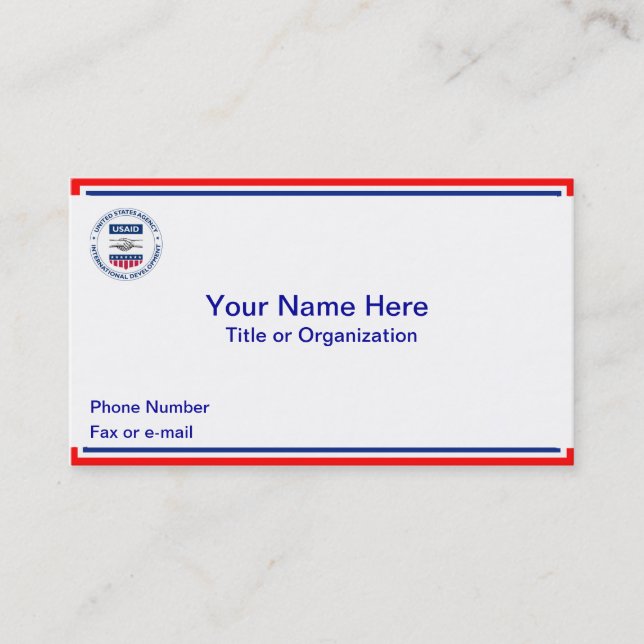 USID-Affärskort Visitkort (Framsida)