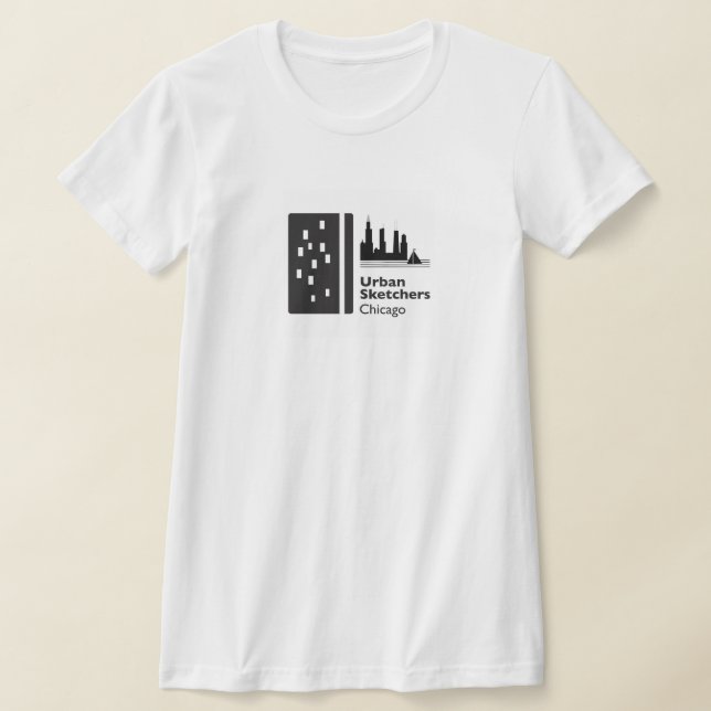 Usk Chicago Officiell  T Shirt (Laydown)