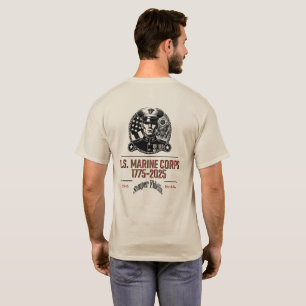 USMC 250:e födelsedag T-shirt