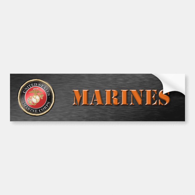 USMC Bildstöten Klistermärke (Framsidan)