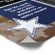 USMC Camo och Blue Photo Collage Poster (Hörn)