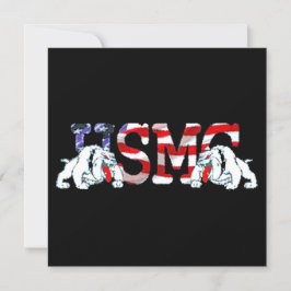 USMC Chety - Djävulen Hundar - OoRah! Spara Datumet