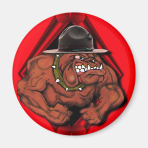 Usmc-djävulenhund Magnet