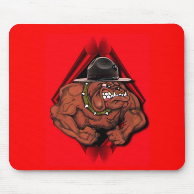 Usmc-djävulenhund Musmatta (Framsidan)