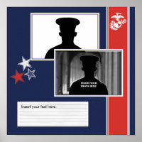 USMC Dress Blues Photo Collage