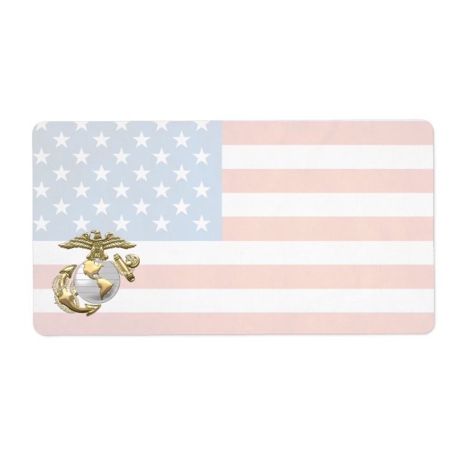 USMC Eagle, Globe & Anchor (EGA) [3D] Fraktsedel (Framsidan)