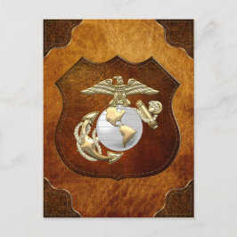 USMC Eagle, Globe & Anchor (EGA) [3D] Vykort