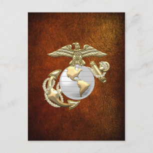 USMC Eagle, Globe & Anchor (EGA) [3D] Vykort