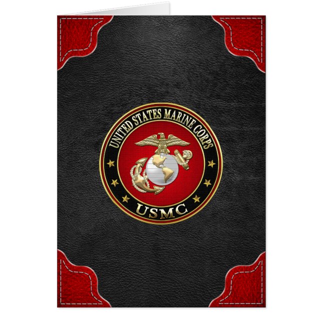 USMC EGA [Speciell utgåva] [3D] Hälsningskort (Framsidan)