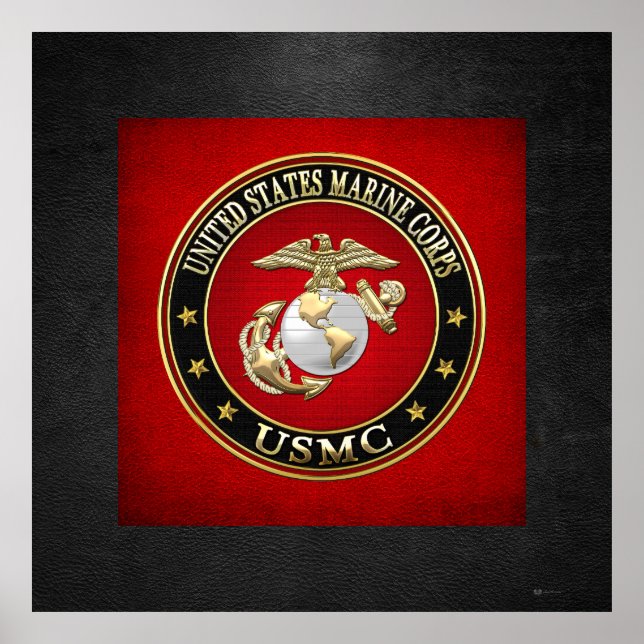 USMC EGA [Speciell utgåva] [3D] Poster (Framsidan)