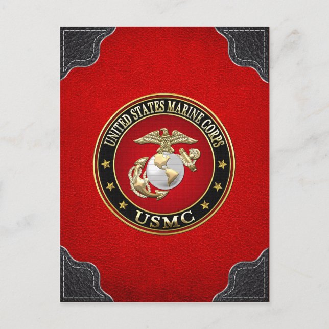 USMC EGA [Speciell utgåva] [3D] Vykort (Framsida)