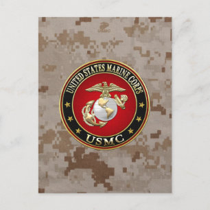 USMC EGA [Speciell utgåva] [3D] Vykort