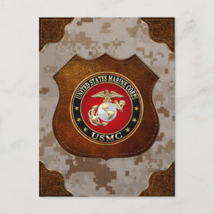 USMC EGA [Speciell utgåva] [3D] Vykort
