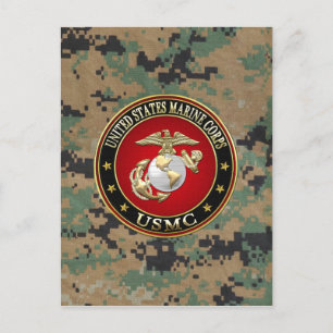 USMC EGA [Speciell utgåva] [3D] Vykort