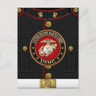 USMC EGA [Speciell utgåva] [3D] Vykort