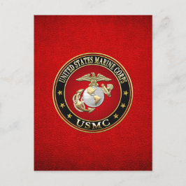 USMC EGA [Speciell utgåva] [3D] Vykort