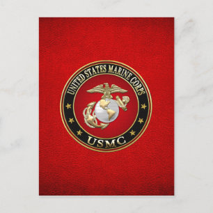 USMC EGA [Speciell utgåva] [3D] Vykort