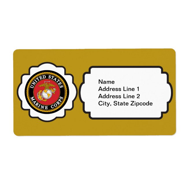 USMC Emblem Fraktsedel (Framsidan)