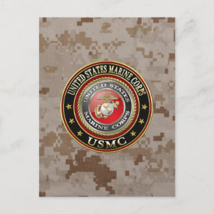 USMC Emblem [Special Edition] [3D] Vykort