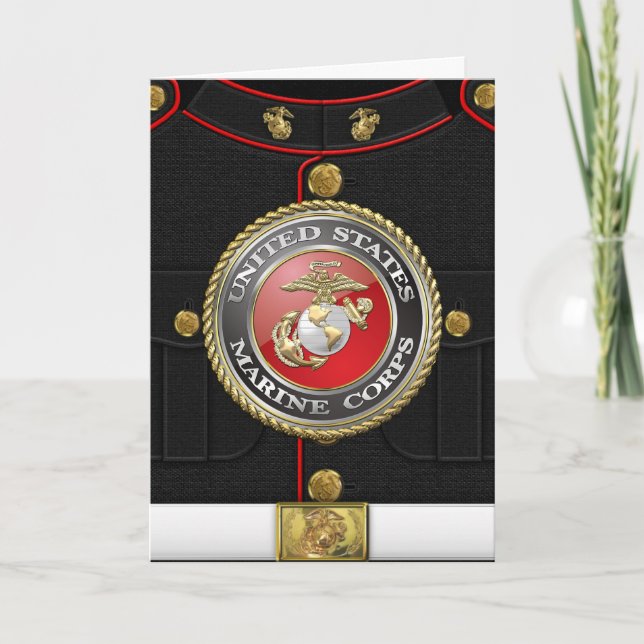 USMC Emblem & Uniform [3D] Kort (Framsida)