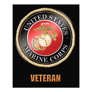 Usmc-fotoförstoring Fototryck
