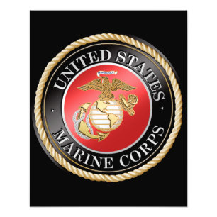 Usmc-fotoförstoring Fototryck
