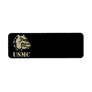 Usmc-hund Returadress Etikett