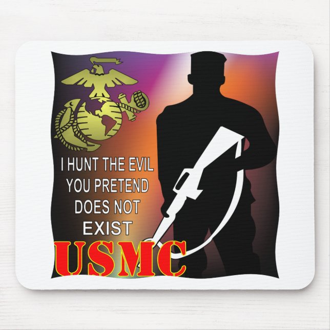 USMC: Jag stöter på ondskan du påstår inte finns Musmatta (Framsidan)