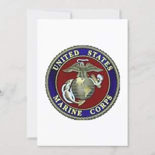 USMC-kort för förseglat Anpassade för varje tillfä Spara Datumet