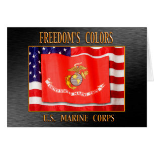 Usmc-kort Hälsningskort