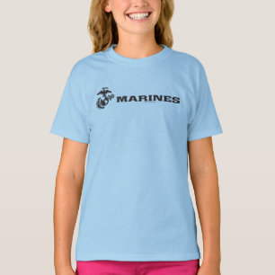 Usmc-logotyp - svart tee shirt