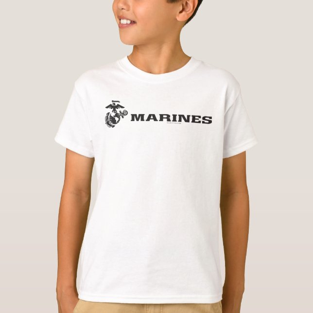 USMC-Logotyp - svart Tröja (Framsida)