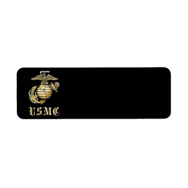 USMC RETURADRESS ETIKETT (Framsidan)