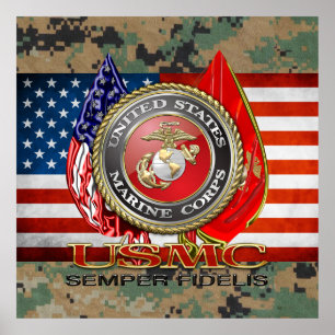 USMC Semper Fi [den speciella upplagan] [3D] Poster