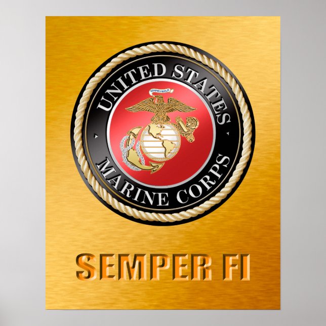 USMC Semper Fi Poster (Framsidan)