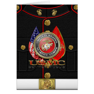 USMC Semper Fi [Speciell utgåva] [3D] Hälsningskort