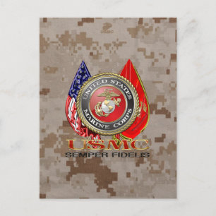USMC Semper Fi [Speciell utgåva] [3D] Vykort