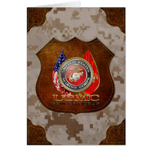USMC Semper Fi [Speciellare utgåva] [3D] Hälsningskort