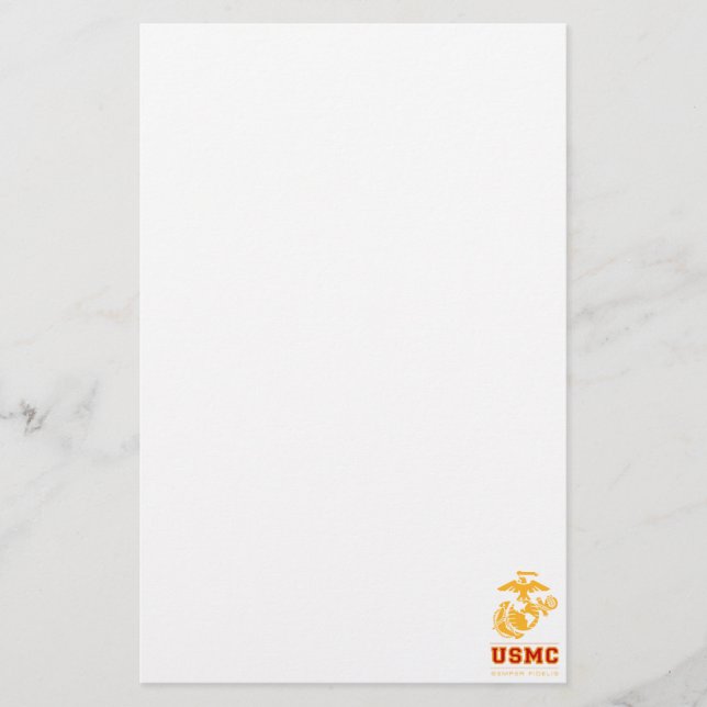 USMC Semper Fidelis [Semper Fi] Brevpapper (Framsida)
