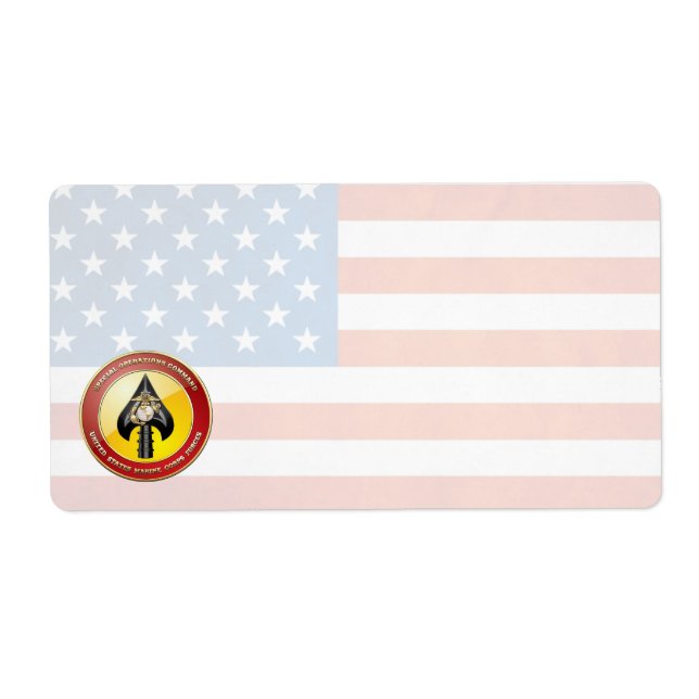 USMC Speciell Operations Command (MARSOC) [3D] Fraktsedel (Framsidan)