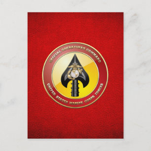 USMC Speciell Operations Command (MARSOC) [3D] Vykort