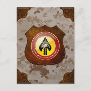 USMC Speciell Operations Command (MARSOC) [3D] Vykort