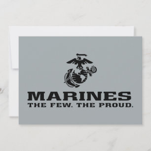 USMC "The Few, Proud" Staplad Black Logotyp